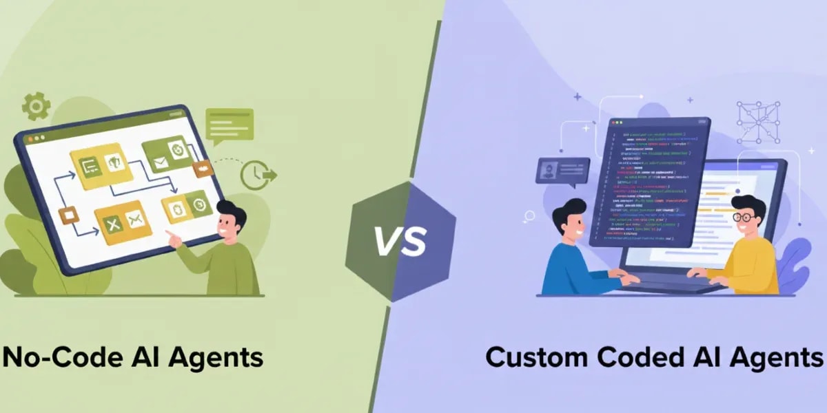 2026 Decision Guide: No‑Code vs Custom-Coded AI Agents for Rapid Deployment